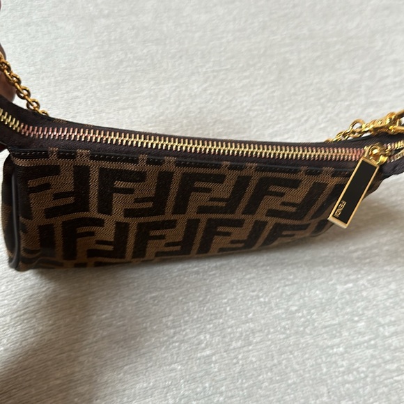 Fendi Monogram Canvas Wristlet Pochette - Picture 10 of 16